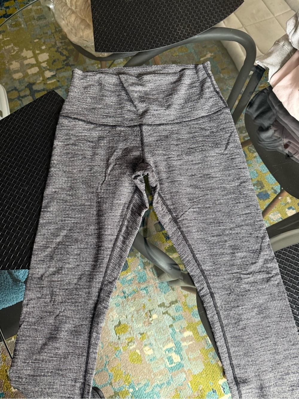 lululemon athletica Gray Heather High-Rise Leggings